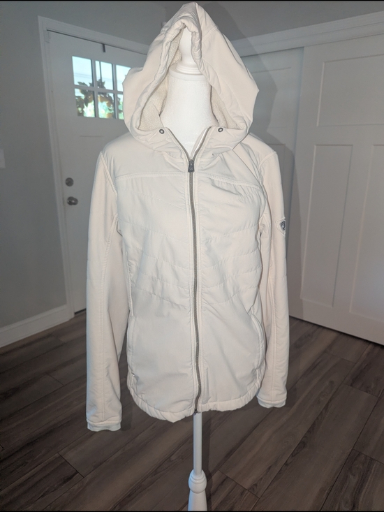 Kuhl Jackets & Blazers - Kuhl Women's Cream Hooded Puffer Jacket